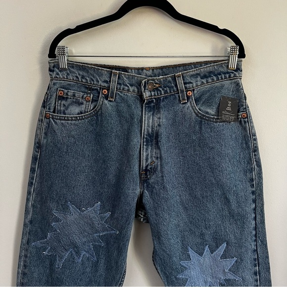 *NEW* Urban Renewal Levi’s Remade Pow Bubble Patch Jeans - Picture 7 of 16